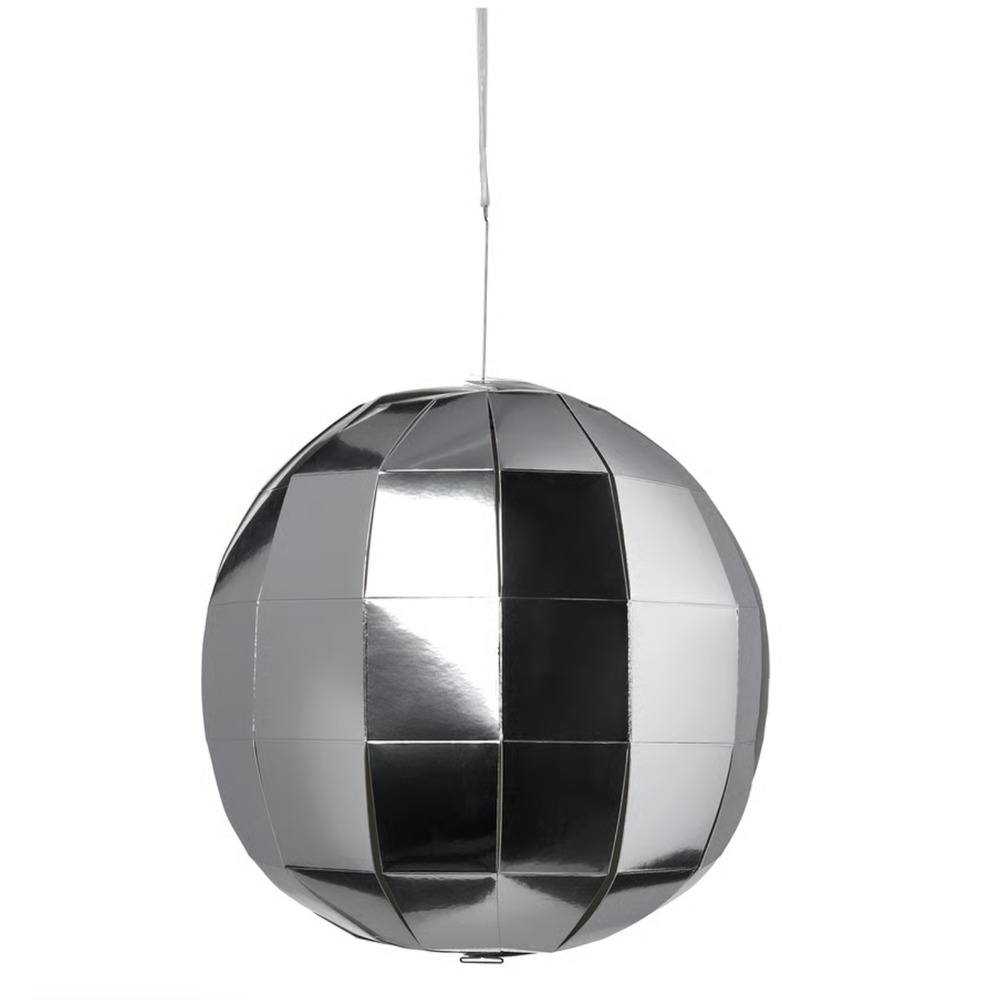 IKEA FRÖJDA FROJDA Hanging Decoration ,Chrome Effect, 11¾" (105.814.04) NEW